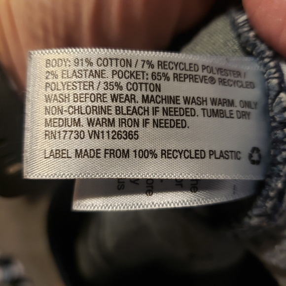 UNIVERSAL THREAD MIDRISE MIDI BLUE JEAN Shorts Size 10 - Picture 8 of 10